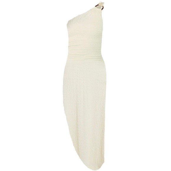 Likely One Shoulder Harley Dress Asymmetrical Bodycon Midi Dress Size 4 NWT